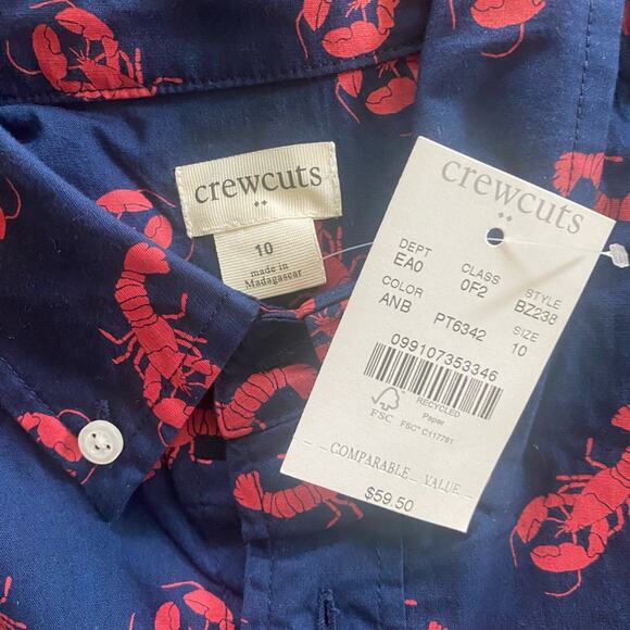 Crewcuts Boys' lobster graphic button up - Picture 5 of 7